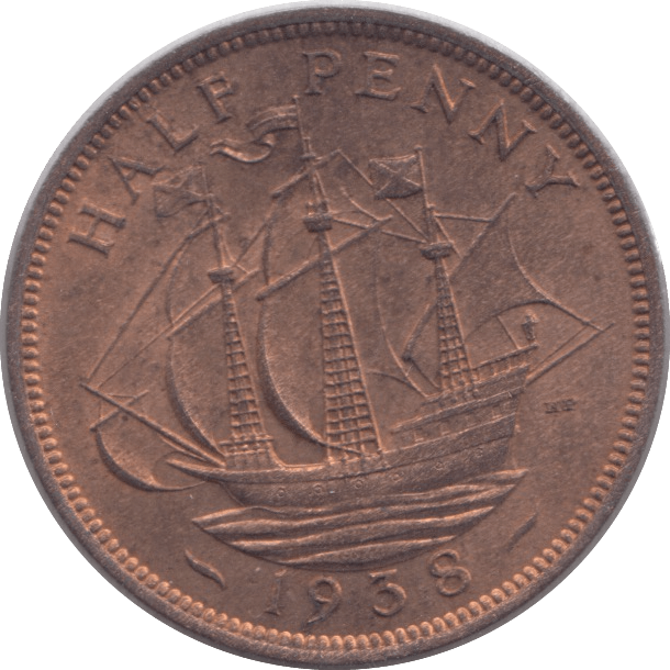 1938 HALFPENNY ( BU ) - Halfpenny - Cambridgeshire Coins