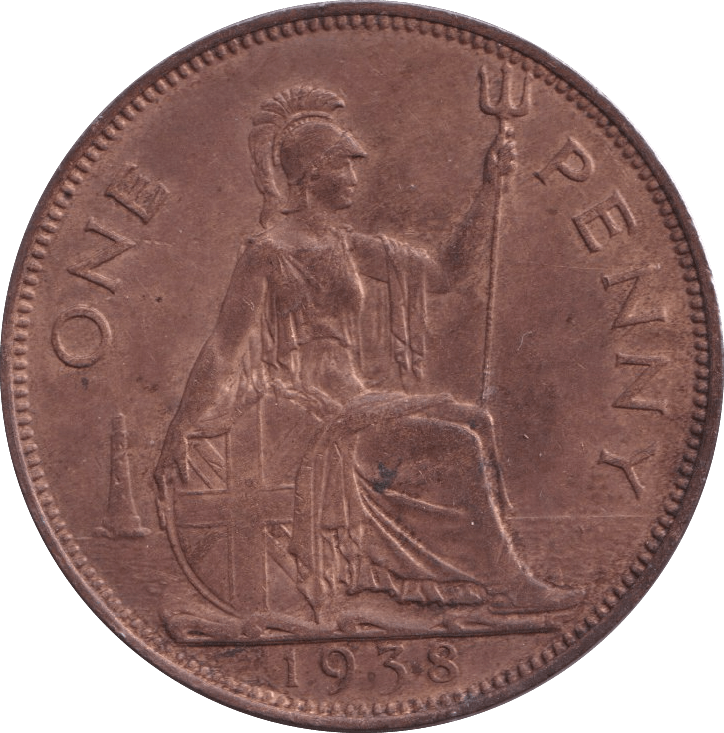 1938 PENNY ( AUNC ) - PENNY - Cambridgeshire Coins