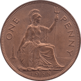 1938 PENNY ( BU ) 1 - Penny - Cambridgeshire Coins