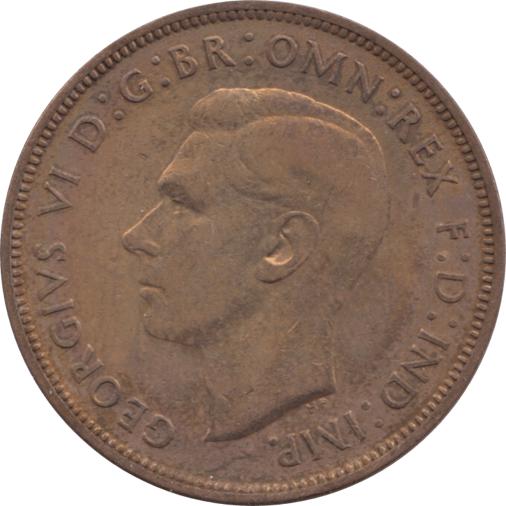 1938 PENNY ( EF ) 1 - Penny - Cambridgeshire Coins