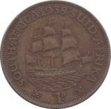 1938 PENNY SOUTH AFRICA - WORLD COINS - Cambridgeshire Coins