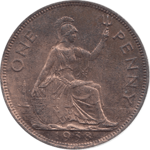 1938 PENNY ( UNC ) 26 - Penny - Cambridgeshire Coins