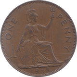 1938 PENNY ( UNC ) 3 - Penny - Cambridgeshire Coins