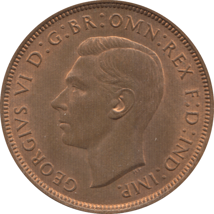 1938 PENNY ( UNC ) 7 - Penny - Cambridgeshire Coins