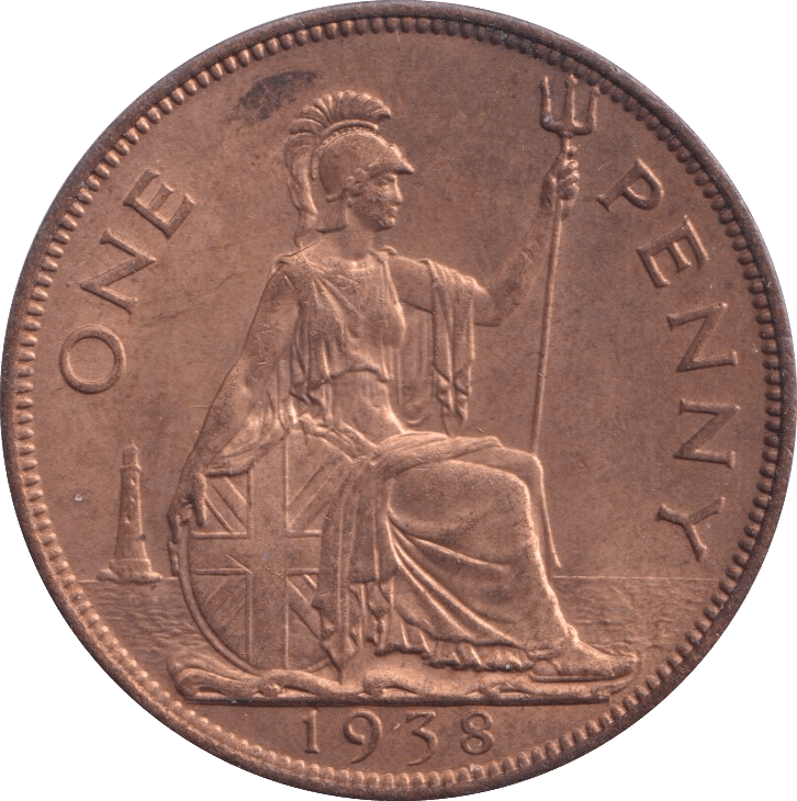 1938 PENNY ( UNC ) - Penny - Cambridgeshire Coins