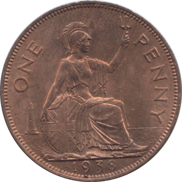 1938 PENNY ( UNC ) - Penny - Cambridgeshire Coins