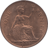 1938 PENNY ( UNC ) - Penny - Cambridgeshire Coins