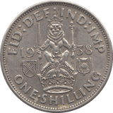 1938 SHILLING ( EF ) - Shilling - Cambridgeshire Coins