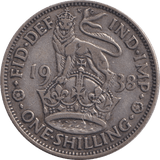1938 SHILLING ( GF ) - Shilling - Cambridgeshire Coins