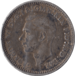 1938 SILVER AUSTRALIA THREEPENCE - SILVER WORLD COINS - Cambridgeshire Coins