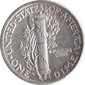 1938 SILVER ONE DIME USA - SILVER WORLD COINS - Cambridgeshire Coins