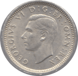 1938 SILVER THREEPENCE ( AUNC ) - Threepence - Cambridgeshire Coins