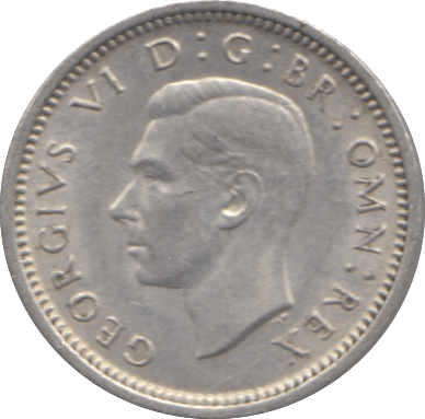 1938 SILVER THREEPENCE ( EF ) 6 - Threepence - Cambridgeshire Coins