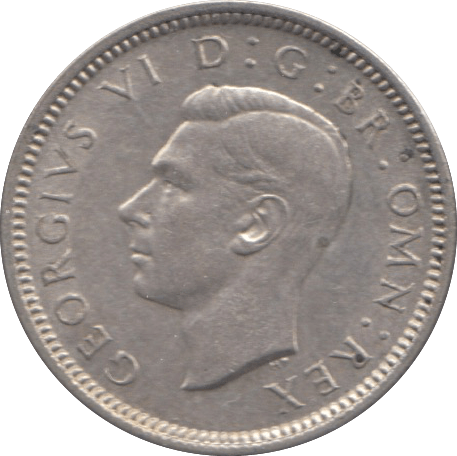 1938 SIXPENCE ( AUNC ) 8 - SIXPENCE - Cambridgeshire Coins