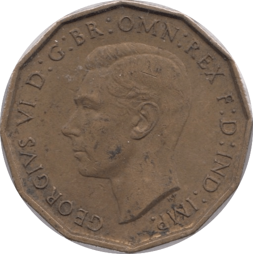 1938 THREEPENCE ( AUNC ) 23 - Threepence - Cambridgeshire Coins