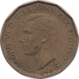 1938 THREEPENCE ( AUNC ) 23 - Threepence - Cambridgeshire Coins