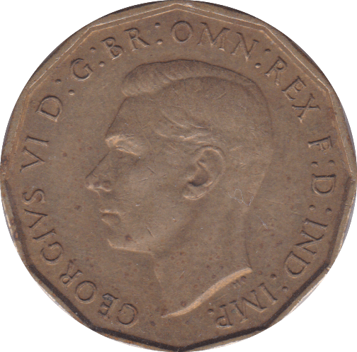 1938 THREEPENCE ( EF ) - Threepence - Cambridgeshire Coins