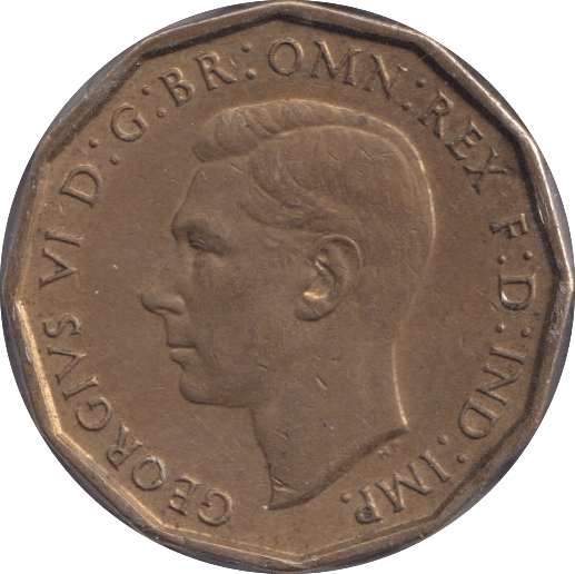 1938 THREEPENCE ( UNC ) 2 - Threepence - Cambridgeshire Coins