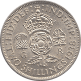 1938 TWO SHILLING ( AUNC ) 16 - Two SHILLINGS - Cambridgeshire Coins