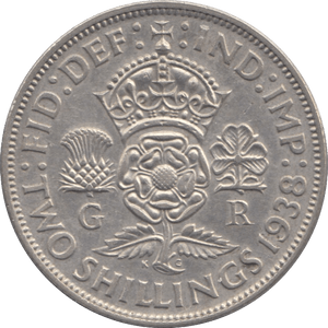 1938 TWO SHILLINGS ( EF ) - FLORIN - Cambridgeshire Coins