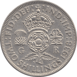 1938 TWO SHILLINGS ( EF ) - FLORIN - Cambridgeshire Coins