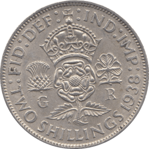 1938 TWO SHILLINGS ( EF ) - Two SHILLINGS - Cambridgeshire Coins