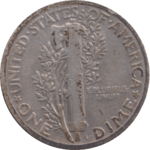 1938 USA SILVER DIME 10 CENTS - SILVER WORLD COINS - Cambridgeshire Coins
