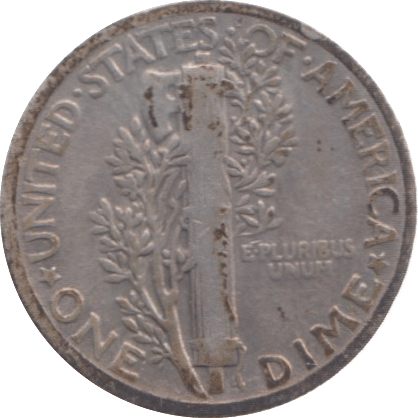 1938 USA SILVER DIME 10 CENTS - SILVER WORLD COINS - Cambridgeshire Coins