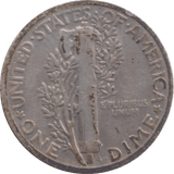 1938 USA SILVER DIME 10 CENTS - SILVER WORLD COINS - Cambridgeshire Coins