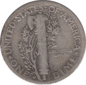 1938 USA SILVER DIME DENVER MINT - SILVER WORLD COINS - Cambridgeshire Coins
