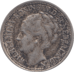 1939 10 CENTS NETHERLANDS SILVER - WORLD COINS - Cambridgeshire Coins