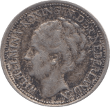 1939 10 CENTS NETHERLANDS SILVER - WORLD COINS - Cambridgeshire Coins