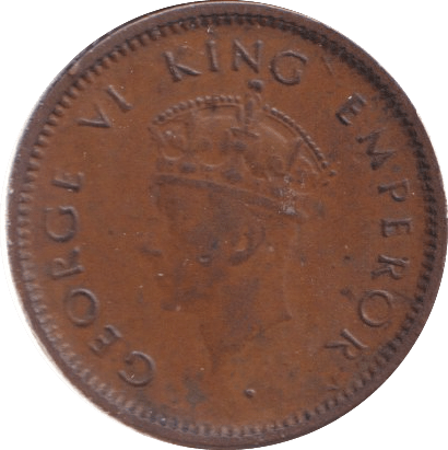 1939 1/12 ANNA INDIA - WORLD COINS - Cambridgeshire Coins