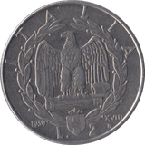 1939 2 LIRA ITALY - SILVER WORLD COINS - Cambridgeshire Coins