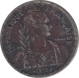 1939 20 CENTS FRANCE - WORLD COINS - Cambridgeshire Coins