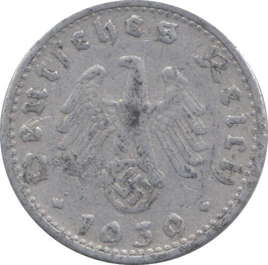 1939 50 MARK GERMANY - WORLD COINS - Cambridgeshire Coins