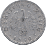 1939 50 MARK GERMANY - WORLD COINS - Cambridgeshire Coins