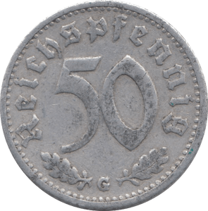 1939 50 MARK GERMANY - WORLD COINS - Cambridgeshire Coins