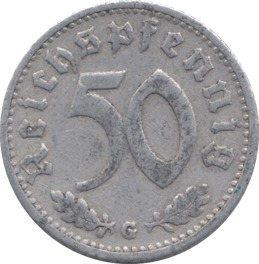 1939 50 MARK GERMANY - WORLD COINS - Cambridgeshire Coins