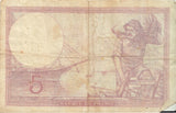 1939 BANK OF FRANCE 5 FRANCS BANKNOTE REF 1274 - World Banknotes - Cambridgeshire Coins
