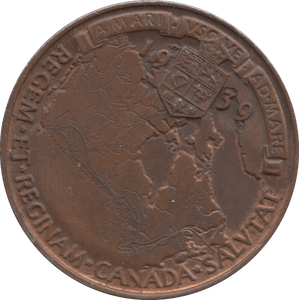 1939 CANADA COMMEMORATIVE MEDALLION - MEDALLIONS - Cambridgeshire Coins