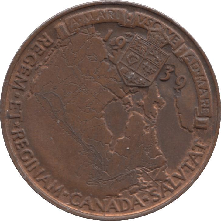 1939 CANADA COMMEMORATIVE MEDALLION - MEDALLIONS - Cambridgeshire Coins