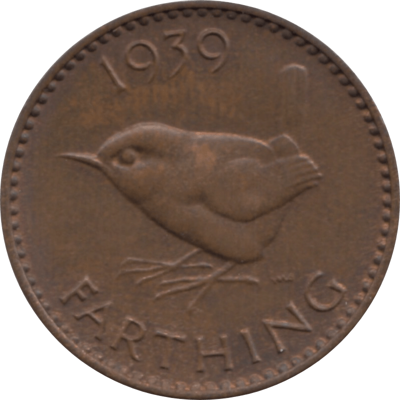 1939 FARTHING 2 ( UNC ) 20 - Farthing - Cambridgeshire Coins
