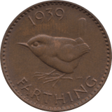 1939 FARTHING 2 ( UNC ) 20 - Farthing - Cambridgeshire Coins