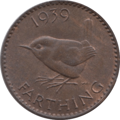 1939 FARTHING ( BU ) 5 - Farthing - Cambridgeshire Coins