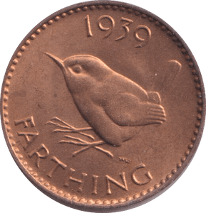 1939 FARTHING ( BU ) - Farthing - Cambridgeshire Coins