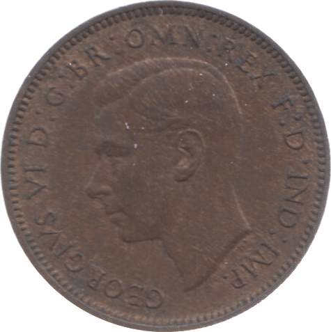 1939 FARTHING ( UNC ) 5 - Farthing - Cambridgeshire Coins