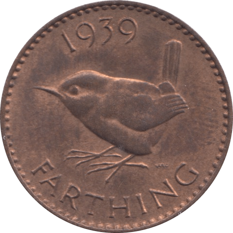 1939 FARTHING ( UNC ) - Farthing - Cambridgeshire Coins