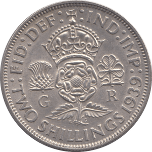 1939 FLORIN ( AUNC ) - FLORIN - Cambridgeshire Coins