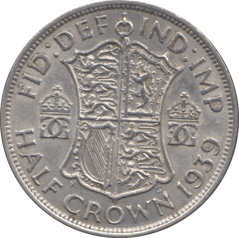 1939 HALFCROWN 2 ( EF ) - Halfcrown - Cambridgeshire Coins